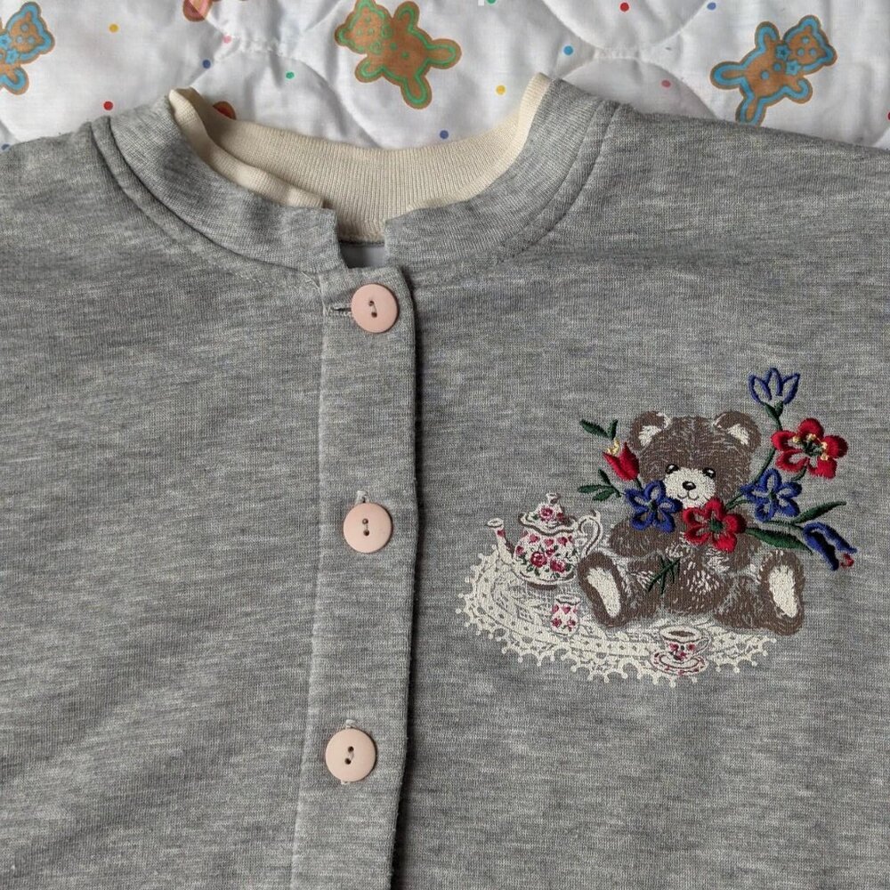 Teddy Bear Cardigan - Picture 2 of 8